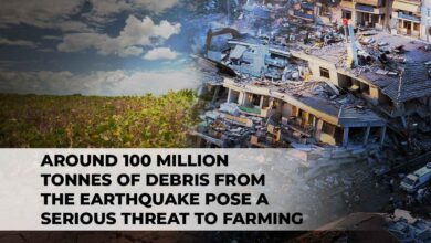 Around 100 Million Tonnes of Debris From the Earthquake Pose a Serious Threat to Farming