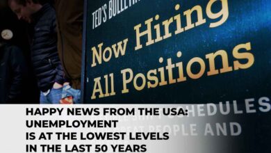 Happy News from the USA: Unemployment Is at the Lowest Levels in the Last 50 Years